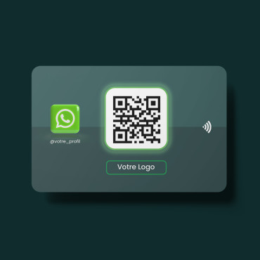 Verbundene und kontaktlose WhatsApp-Kontaktkarte