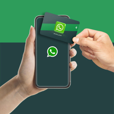 Karta kontaktov WhatsApp pripojená a bezkontaktná