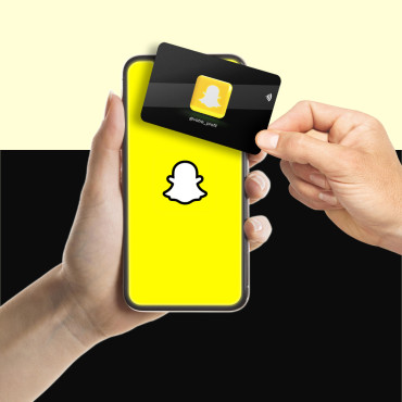 Segui la carta connessa e senza contatto di Snapchat