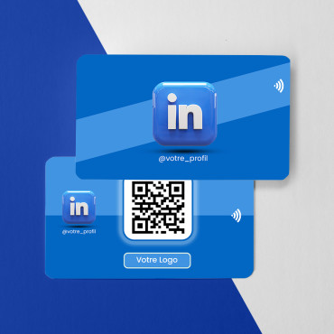 LinkedIn Connected & Contactless Follow Card