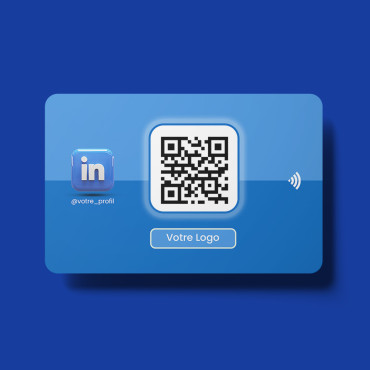 LinkedIn Connected & Contactless Follow Card
