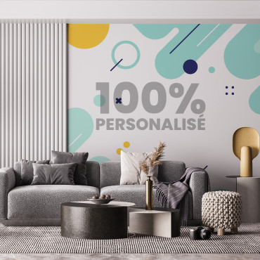 100% custom pre-pasted wallpaper