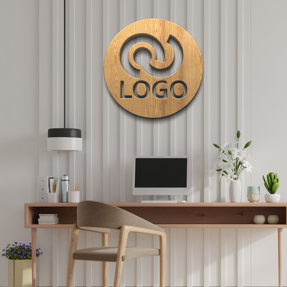 Enseigne en bois personnalisée / Logo 3D personnalisable / Restaurant /  Commerce -  France