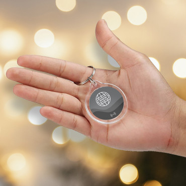 Chaveiro do site conectado com chip NFC integrado