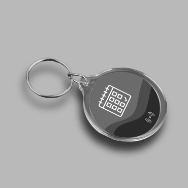 Connected RDV key fob with integrated NFC chip