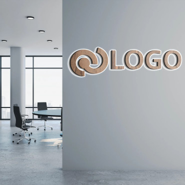 Houten verlicht bord, bord voor winkel en pand, gepersonaliseerd lasergesneden bord