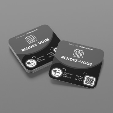 NFC chippel összekapcsolt RDV lemez falhoz, pulthoz, POS-hoz és vitrinhez