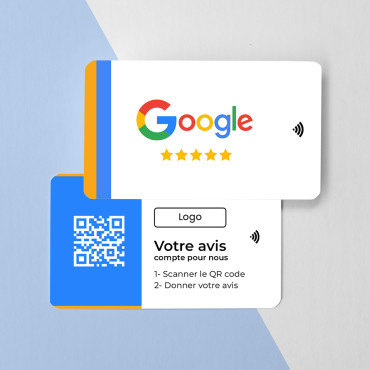 Google NFC & QR-code kennisgevingskaart