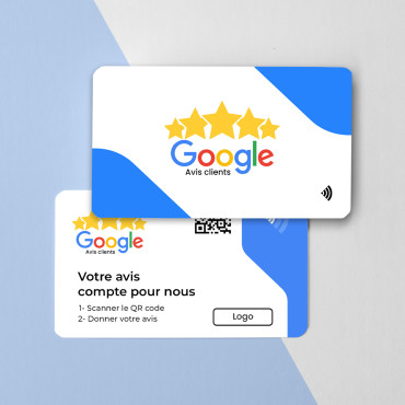 Google'i NFC-kaardi ja QR-koodiga kontaktivaba tagasisidekaart