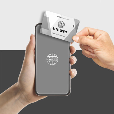 NFC card Contactless & connected website