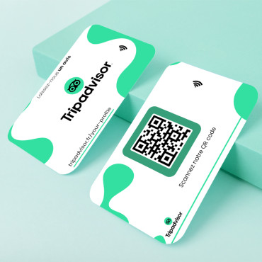 Carte NFC Tripadvisor sans contact & connectée