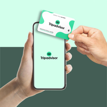 Tripadvisor kontaktiton ja yhdistetty NFC-kortti