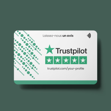 Carta NFC contactless e connessa di Trustpilot