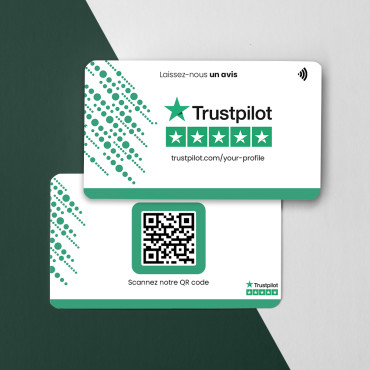 Carta NFC contactless e connessa di Trustpilot