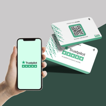 Carte NFC Trustpilot sans contact & connectée