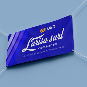 Aanpasbare reclamebanner
