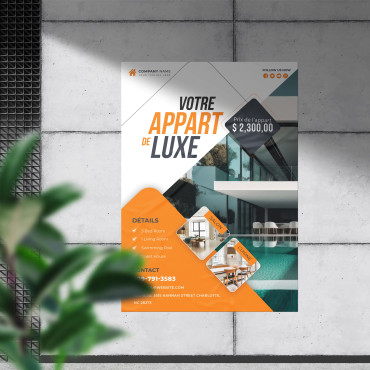 Gepersonaliseerde zelfklevende reclameposter