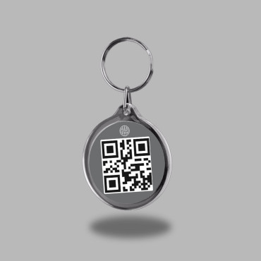 Connected Website key fob with integrated NFC chip