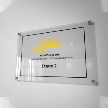 Placa de plexiglás transparente