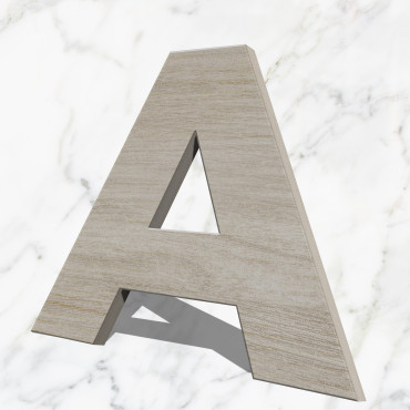 copy of Letras cortadas en madera