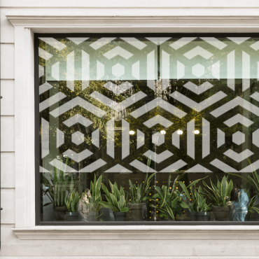Geometriai mintás ablak- és üvegfólia