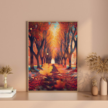 Poster forêt d'automne