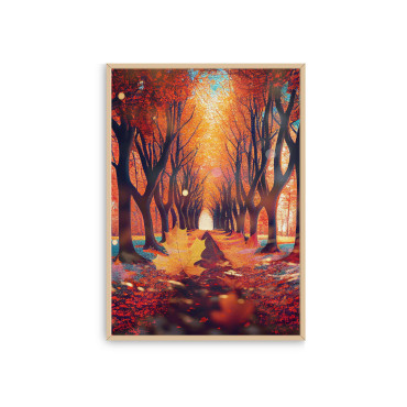 Poster forêt d'automne