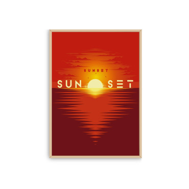 Poster Sunset