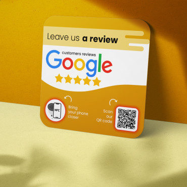 NFC επιγραφή σύνδεσης Google για τον τοίχο, το πάγκο, την προώθηση πωλήσεων στο σημείο πώλησης...