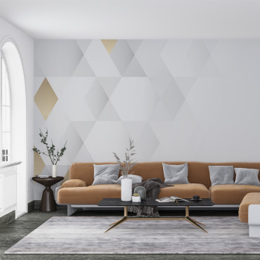 Pre-pasted wallpaper - 3D abstract_losange