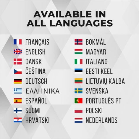 Bordstaffeli med QR-kode og kompatibilitet til smartphones