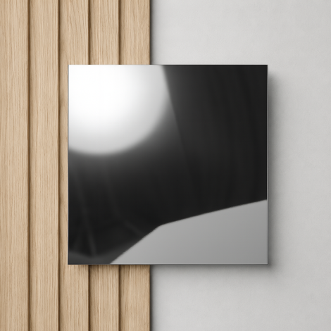 Plaque de Plaque Plexiglass Miroir sur mesure - présentation murale
