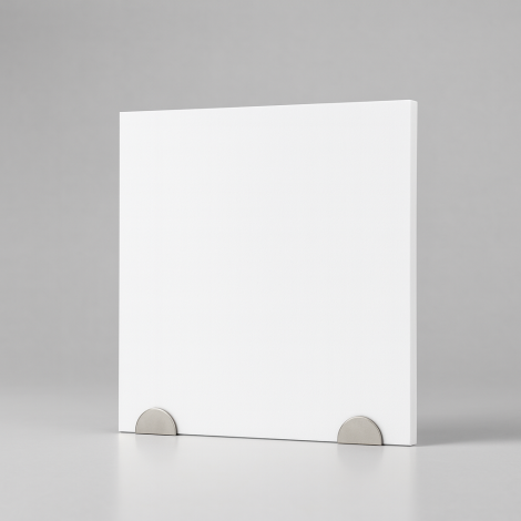 Plaque de PVC blanc sur mesure - présentation studio