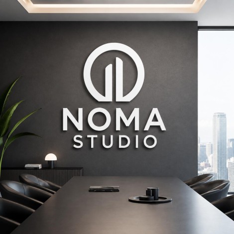 Valge PVC logo detailvaade — tugev ja vastupidav materjal