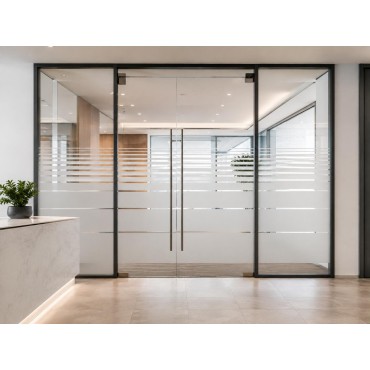 Matfilm med striber til vinduer efter mål