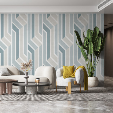 Prepasted Wallpaper - Zigzag Pattern