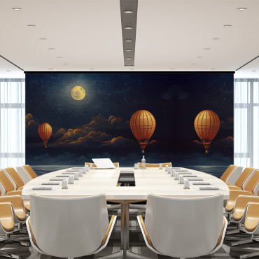 Pre-pasted wallpaper - Panoramic Nocturne Adventure