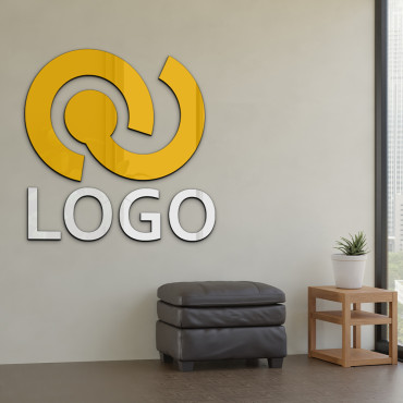 Logo Signage Color, Wall-mounted Office Signage, Foamex Logo, Custom Laser-cut Signage