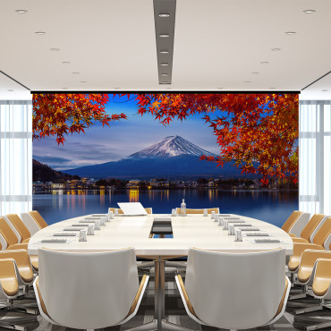 Pre-pasted wallpaper - Panoramic mountain and autumn season