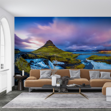 Forindklistret tapet - 3D Mountain