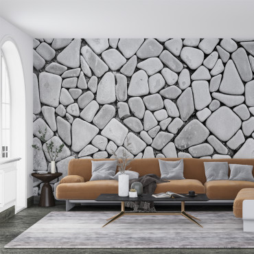 Papel pintado prepegado - 3D_Piedra natural