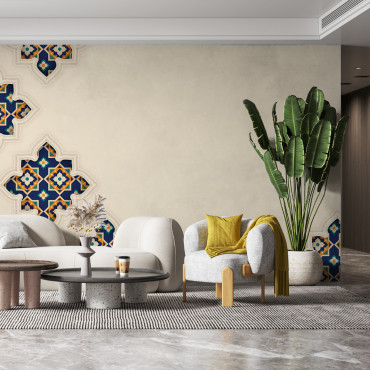 Papel de parede pré-colado - Azulejo